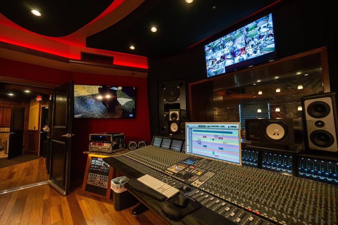 Recording studio at Strange Land Recording Studios