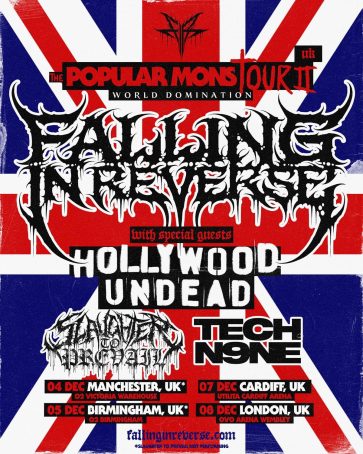 See Tech N9ne Live With Falling In Reverse In The UK!