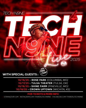 Get Tickets To See Tech N9ne Live With Strange Special Guests This October In A City Near You!