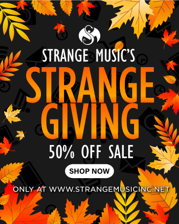 GET 50% OFF MERCHANDISE RIGHT NOW DURING THE ANNUAL STRANGEGIVING SALE! NOW SHIPPING INTERNATIONALLY!